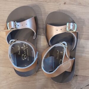 Sun San Surfer Sandals Rose Gold- Tan